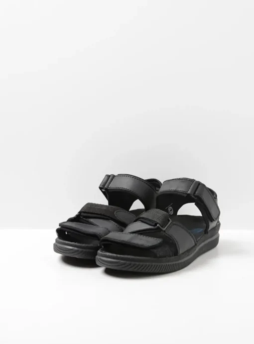 Active Men - zwart gevet leer