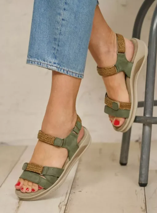 Acula - saliegroen nubuck
