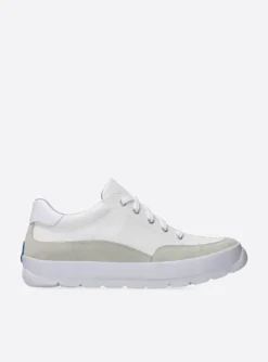 Babati - ijswit canvas/suede
