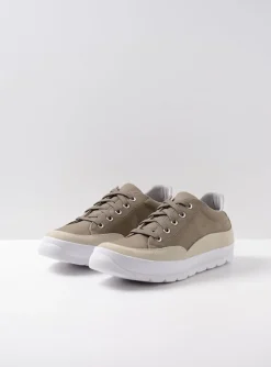 Babati - kaki canvas/suede