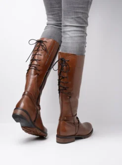 Belmore - cognac leer