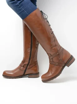 Belmore - cognac leer