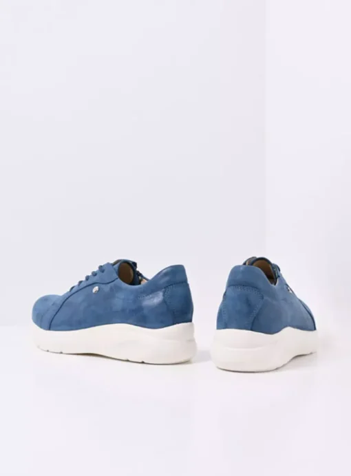 Blitz - blauw effectleer