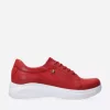 Blitz - rood effectleer