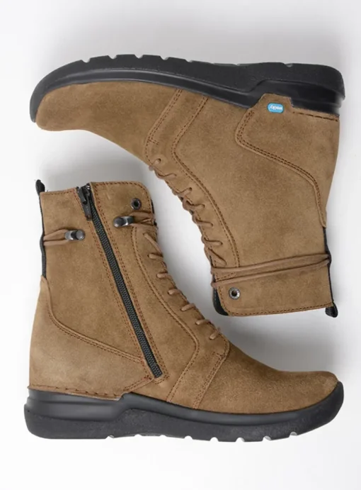 Bluff - donker taupe suede