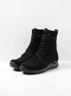 Bluff - zwart suede