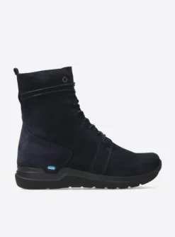 Bluff DB - blauw suede