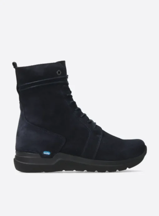 Bluff DB - blauw suede