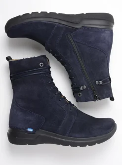 Bluff DB - blauw suede