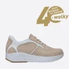Bounce - beige-wit nubuck