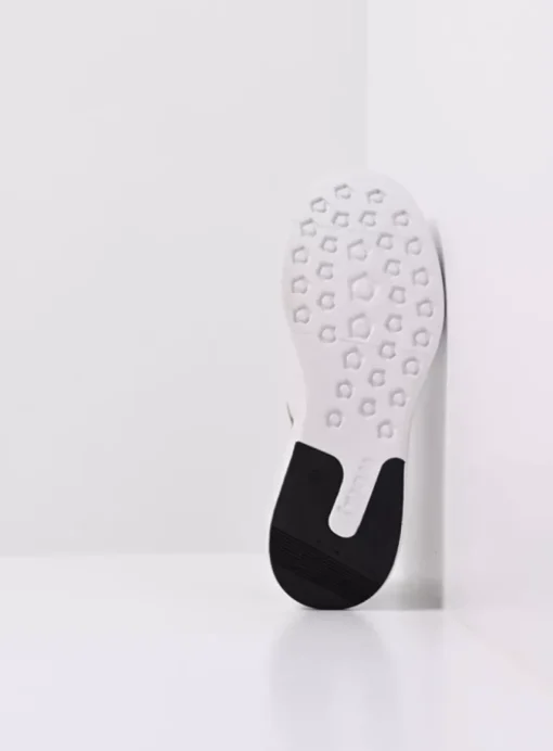 Bounce - wit/lichtgroen leer