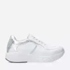 Bounce - wit/zilver leer