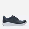 Bounce Men S2F - denim combi stretch leer