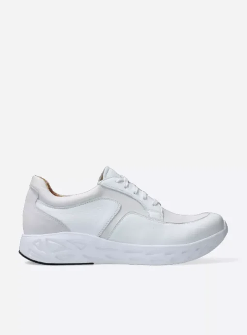 Bounce Men S2F - wit/gebroken wit combi stretch