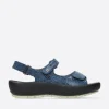 Brasilia - denim blauw leer