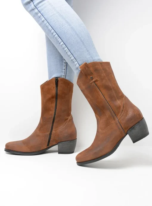 Caprock HV - cognac suede