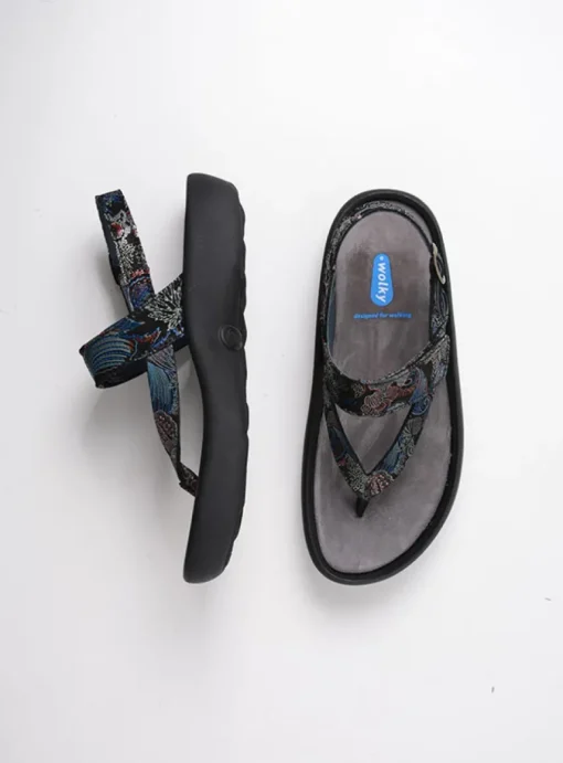 Cebu - zwart/blauw suede