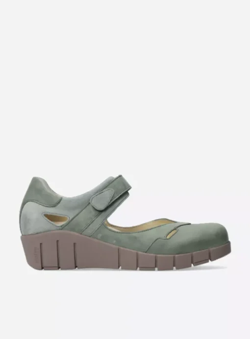 Charlotte - saliegroen nubuck