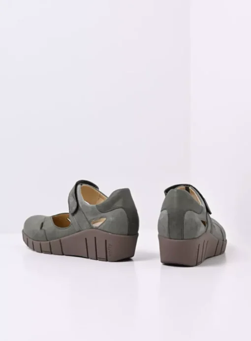 Charlotte - saliegroen nubuck