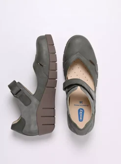 Charlotte - saliegroen nubuck