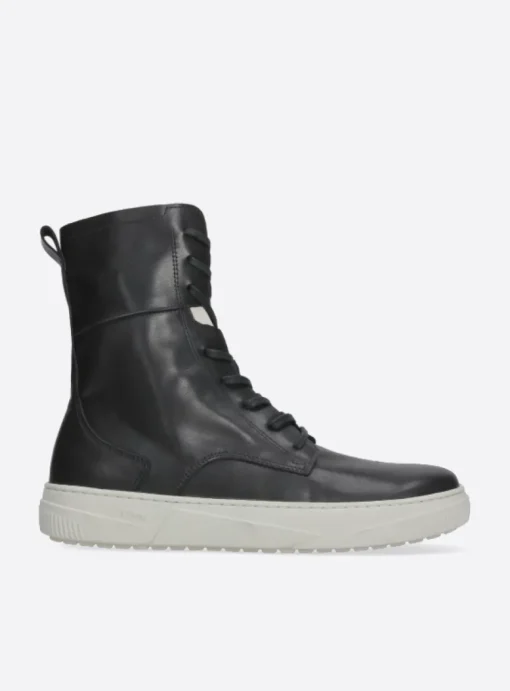 Check - zwart leer