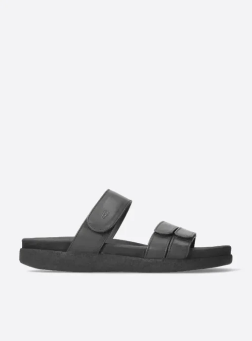 Cirrus men - zwart leer