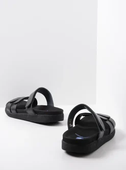 Cirrus men - zwart leer