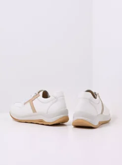 Comrie - wit/beige leer