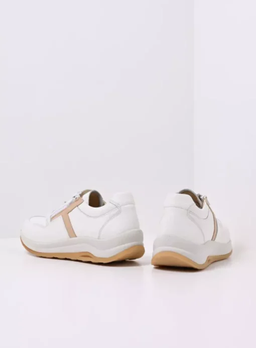Comrie - wit/beige leer