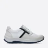 Comrie - wit/denim combi leer