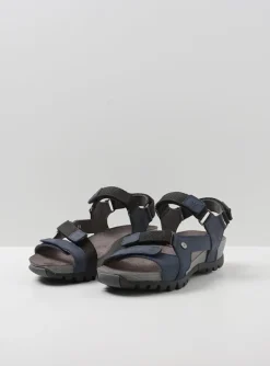 Cradle - blauw leer