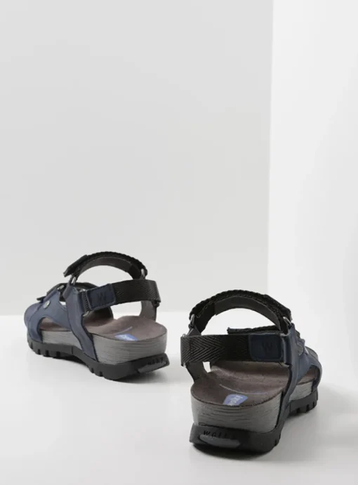 Cradle - blauw leer