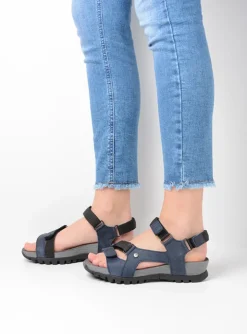 Cradle - blauw leer