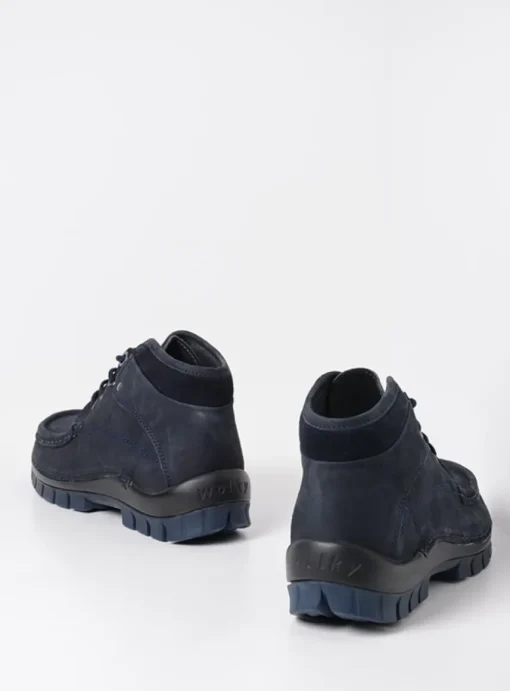 Cross - blauw nubuck