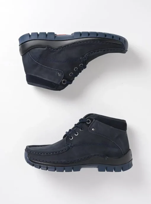 Cross - blauw nubuck