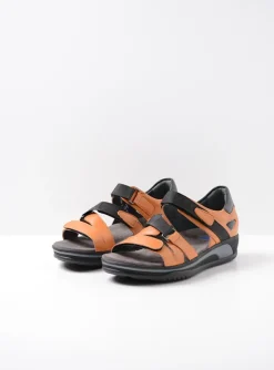 Desh - oranje leer