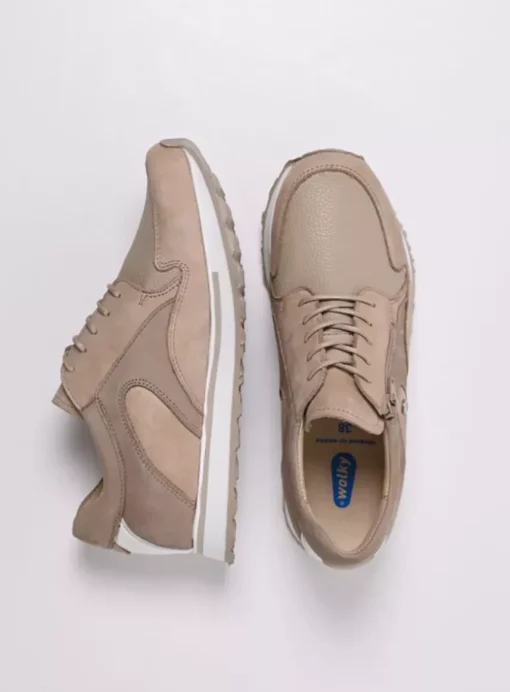 e-Go S2F - beige combi stretch leer