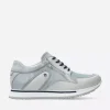 e-Go S2F - blauw combi stretch leer