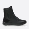 Ellon S2F - zwart combi stretchleer