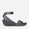 Era - antraciet crocolook lakleer