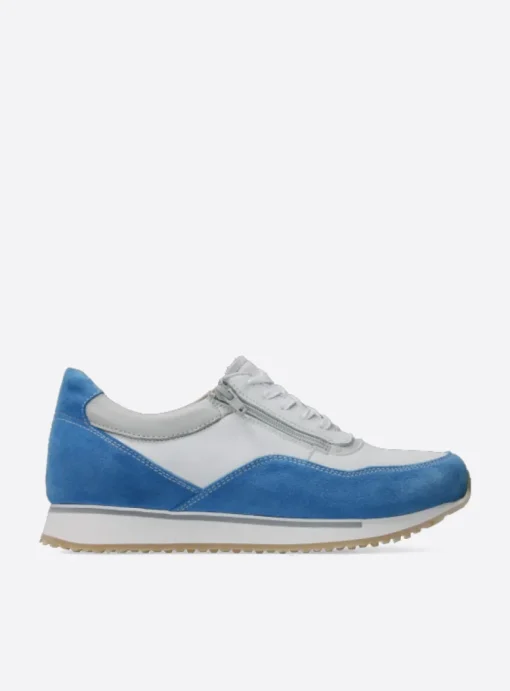 e-Runner - combi wit leer