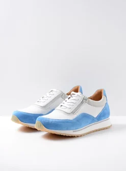e-Runner - combi wit leer