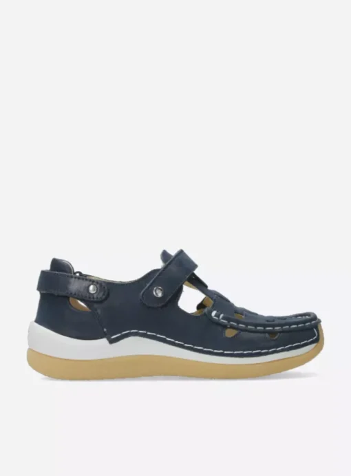 Esperanza - denim effectleer