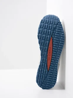 e-Walk - lichtgrijs/atlantisch blauw leer