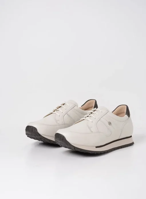 e-Walk - wit combi leer