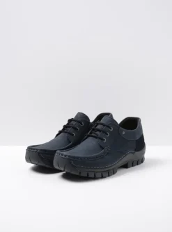 Fly - blauw nubuck
