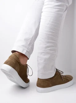 Forecheck - donker taupe suede