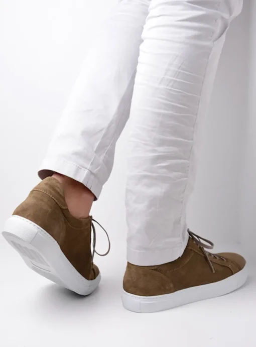 Forecheck - donker taupe suede