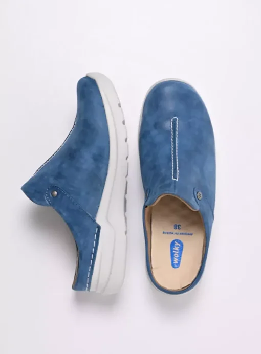 Holland DB - blauw effectleer