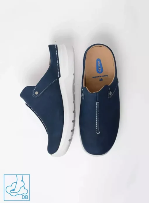 Holland DB - denim nubuck